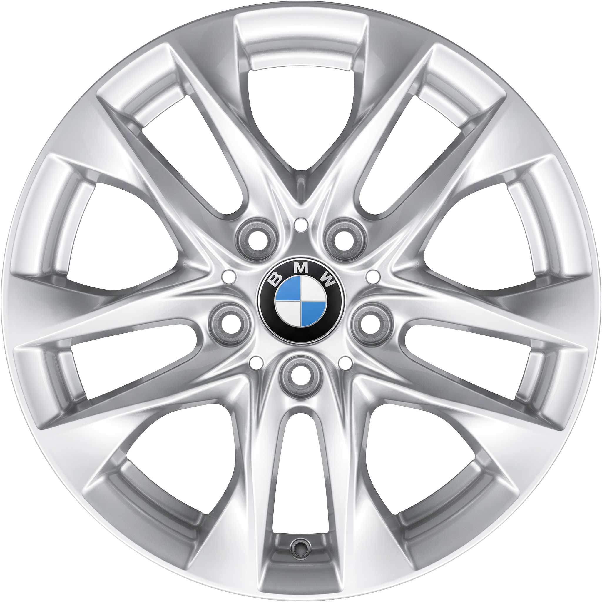 BMW 621 Silver Alloy Wheel Product Image #1