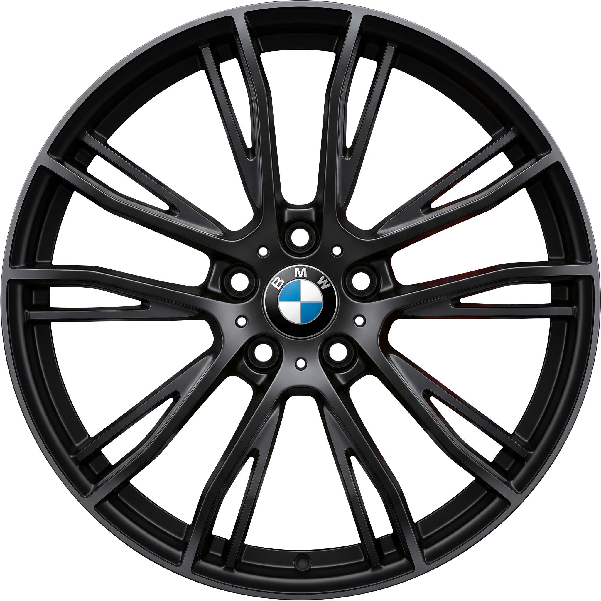 BMW 624M Forged Black Alloy Wheel Product Image #1