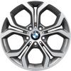 BMW 607 Ferric Grey with Bright Turned Wheel Img 1