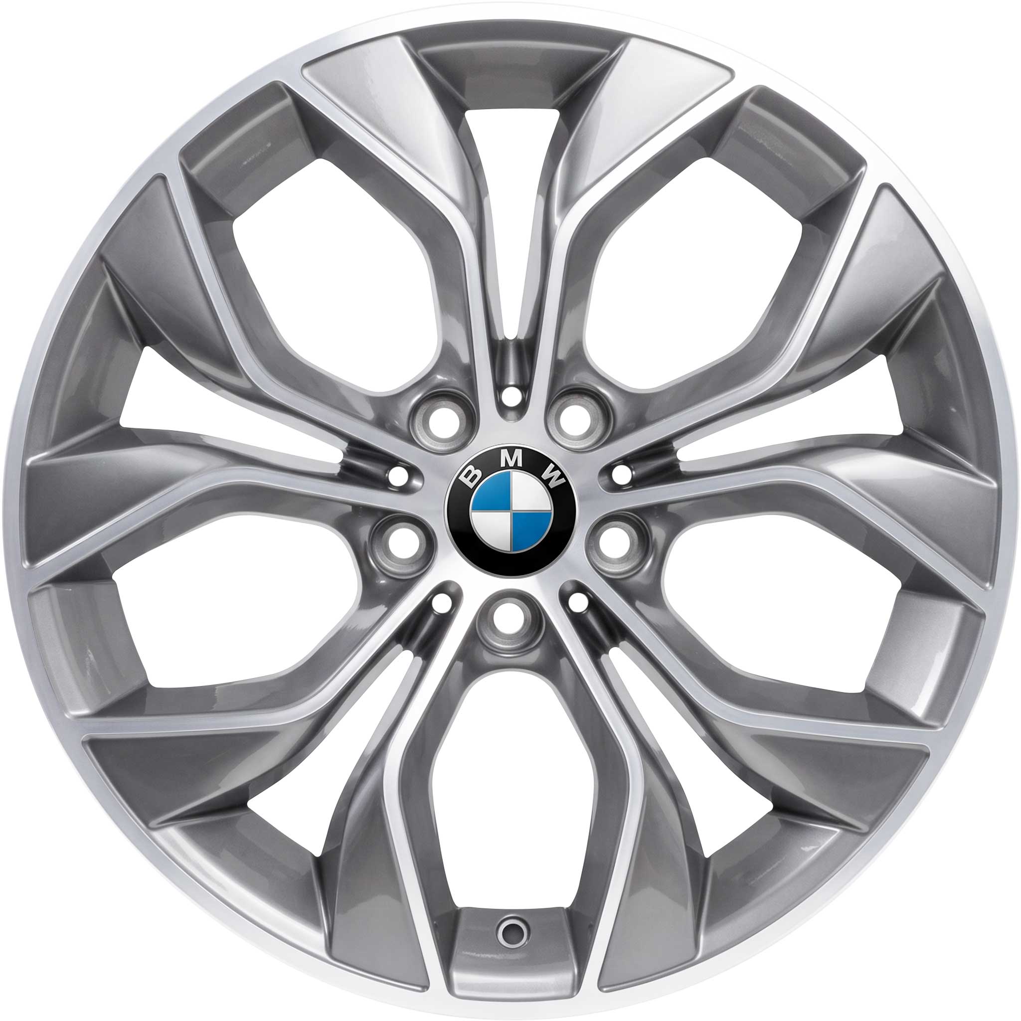 BMW 608 Reflex Silver Alloy Wheel Product Image #1