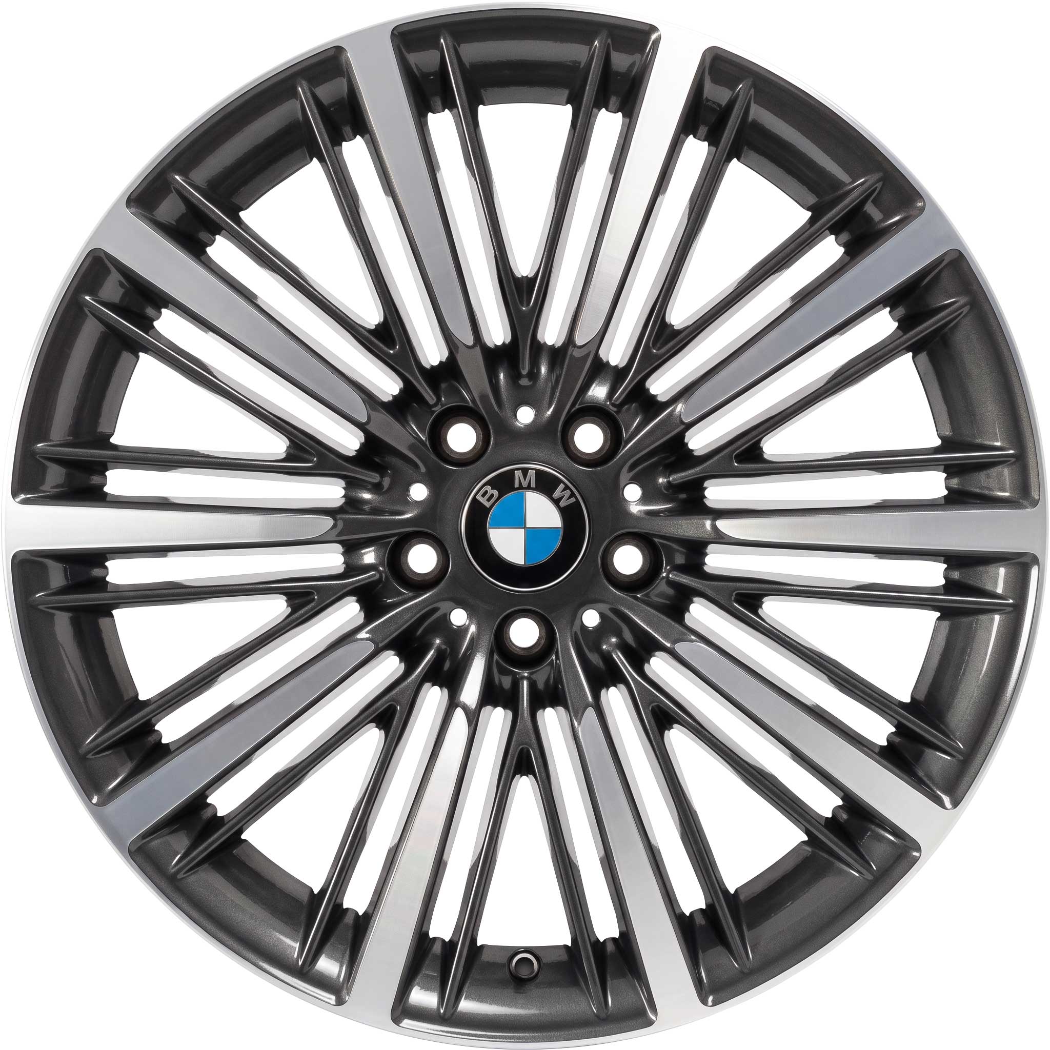 BMW 616 Orbit Grey with Bright Turned Alloy Wheel Product Image #1