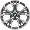 BMW 627 Cerium Grey with Bright Turned Wheel Img 1
