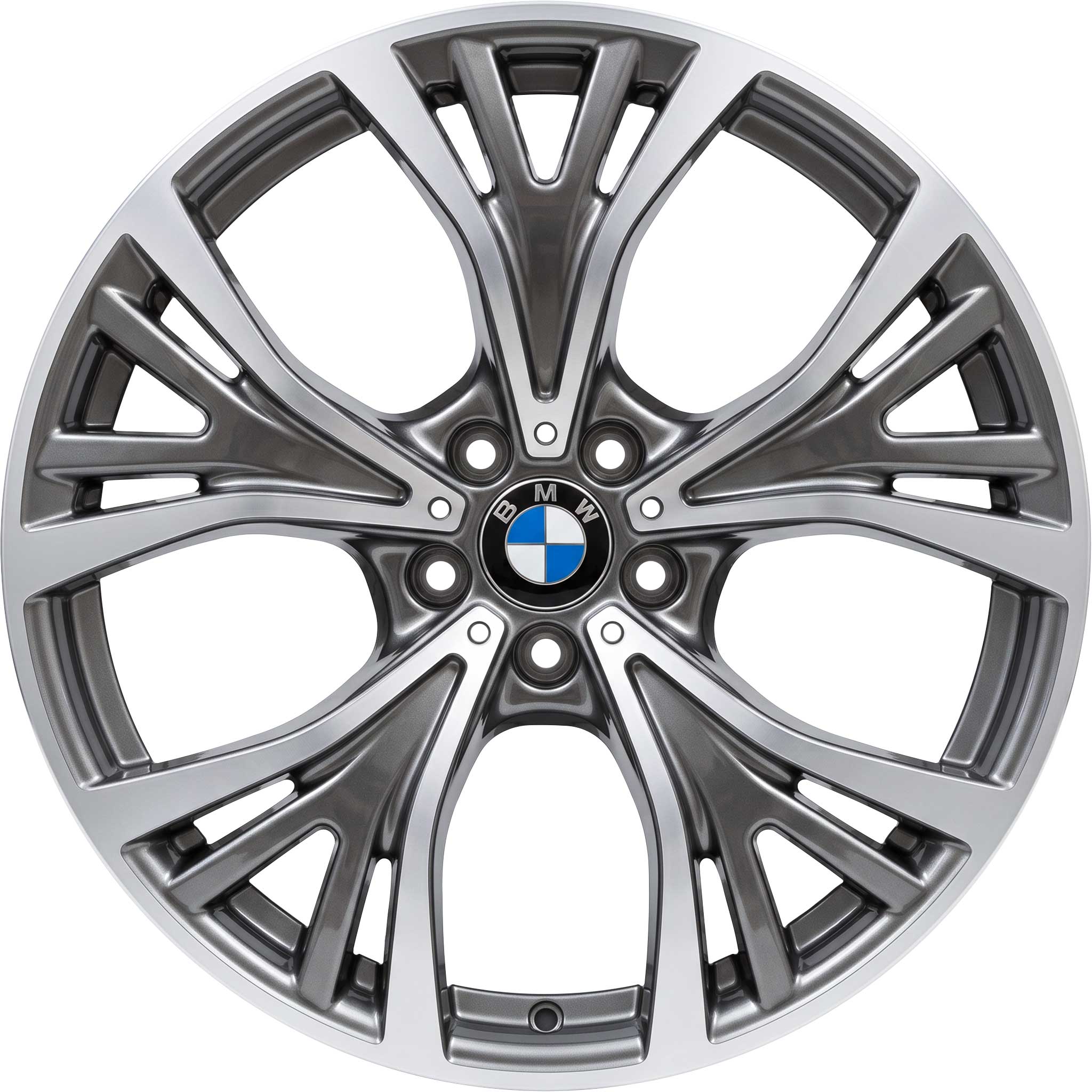 BMW 627 Cerium Grey with Bright Turned Alloy Wheel Product Image #1
