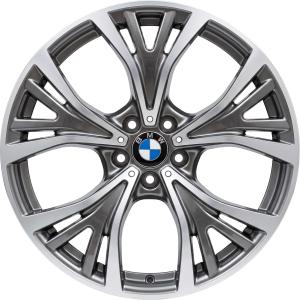 BMW 627 Cerium Grey with Bright Turned Alloy Wheel for BMW X6 M F86 - Sizes 21in