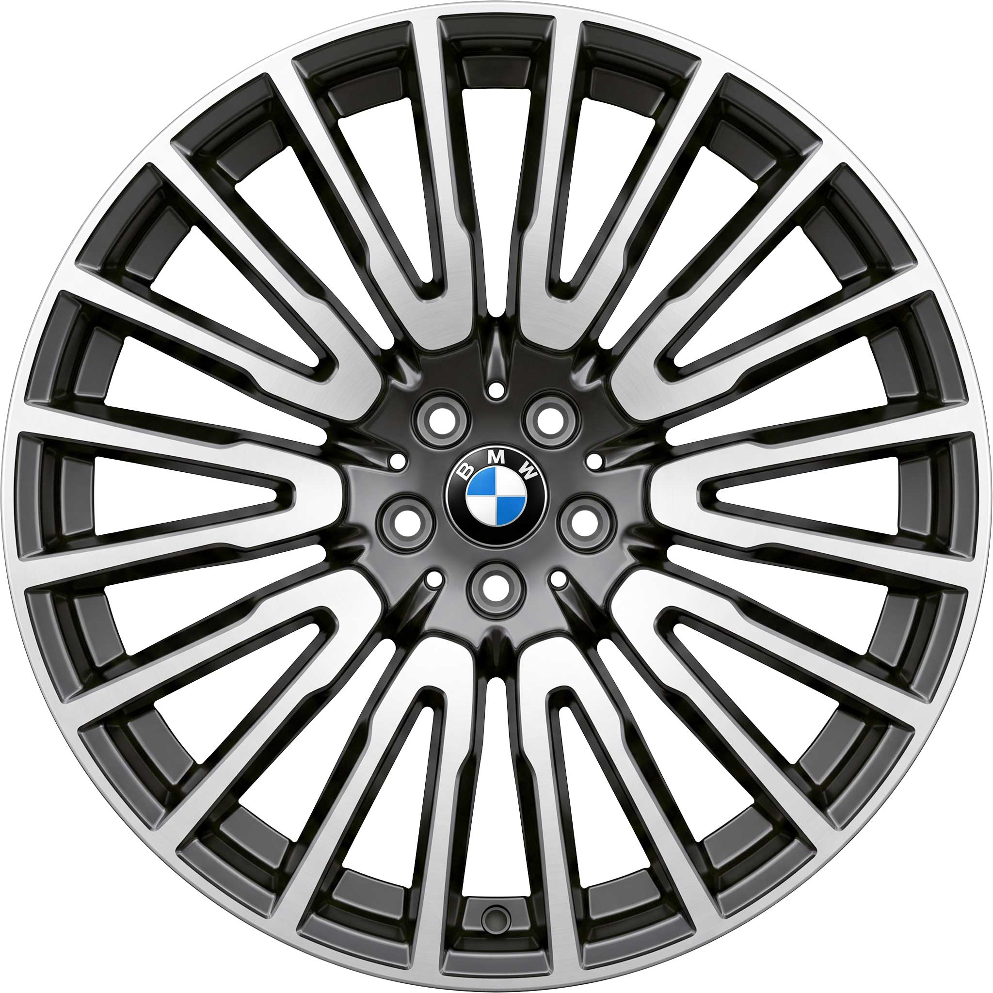 BMW 629 Orbit Grey with Bright Turned Alloy Wheel Product Image #1