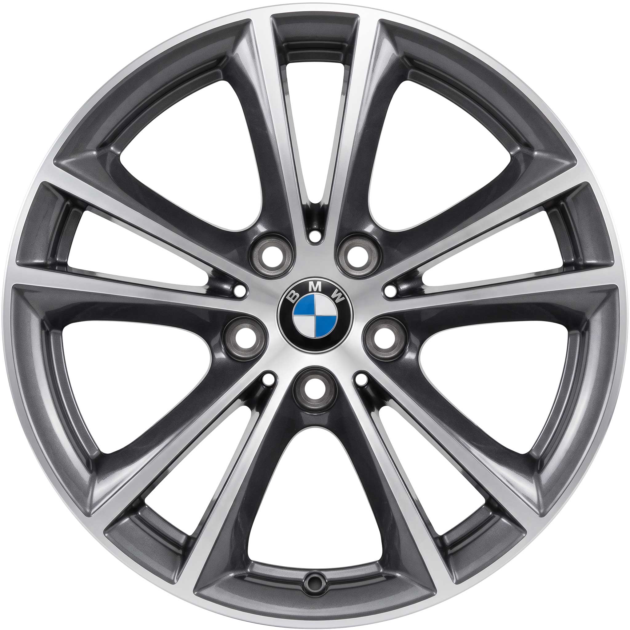 BMW 631 Ferric Grey with Bright Turned Alloy Wheel Product Image #1