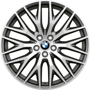 BMW 636 Orbit Grey with Bright Turned Alloy Wheel for BMW 5 Series G30 - Sizes 20in