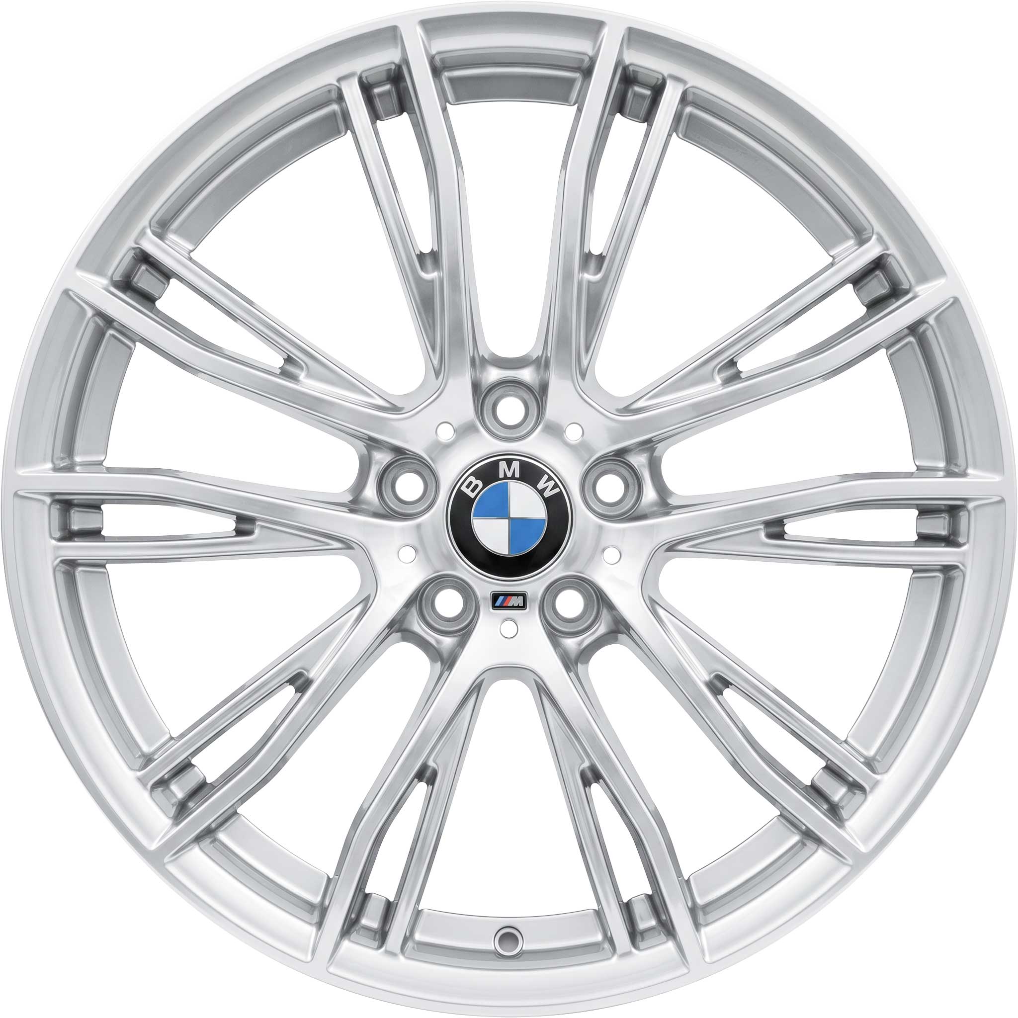BMW 624M Silver Alloy Wheel Product Image #1