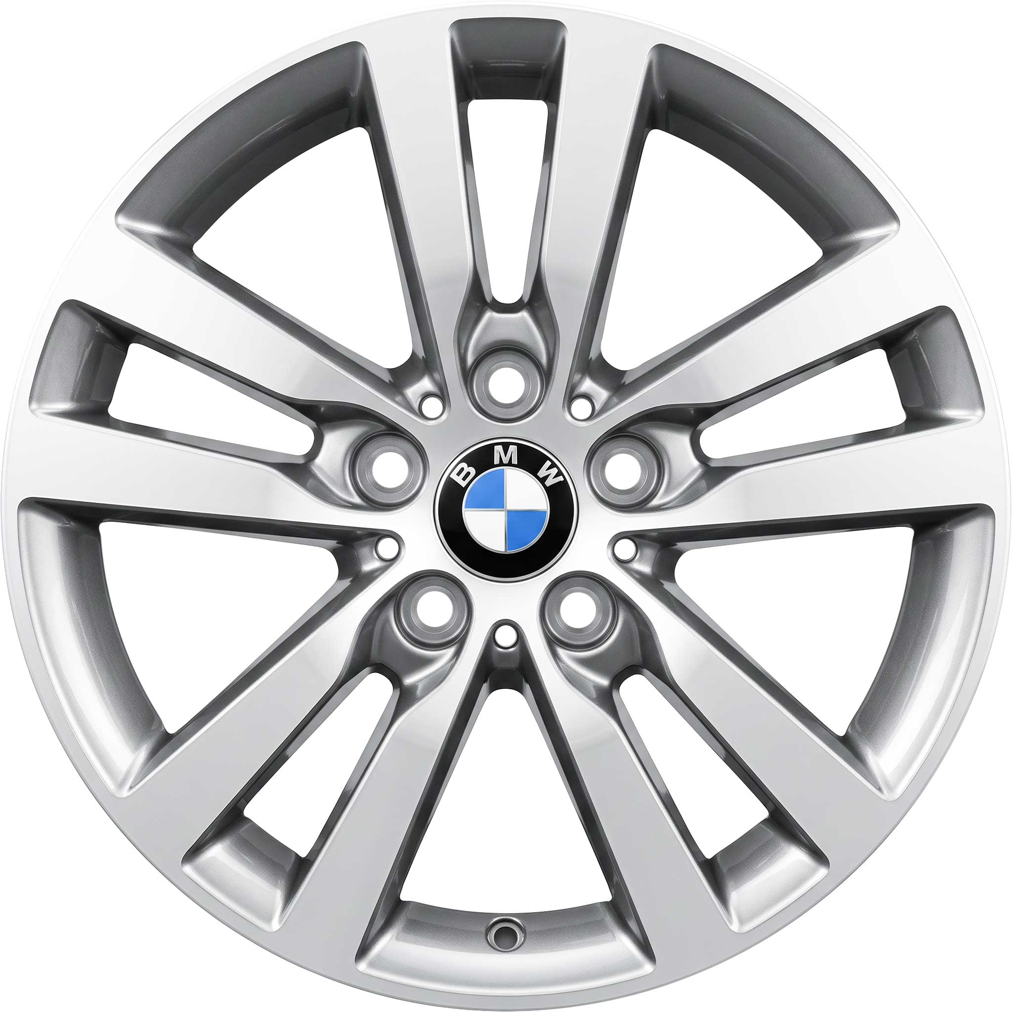 BMW 655 Silver Alloy Wheel Product Image #1