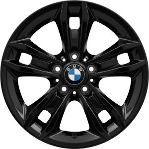 Black BMW 319 alloy wheel