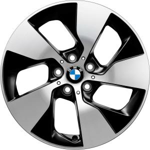 BMW 645 Orbit Grey with Bright Turned Alloy Wheel for BMW 5 Series G30 - Sizes 17in