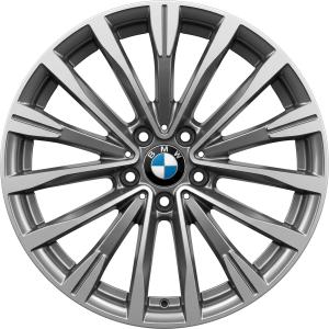 BMW 674 Spheric Grey with Bright Turned Alloy Wheel for BMW 3 Series F34 - Sizes 19in
