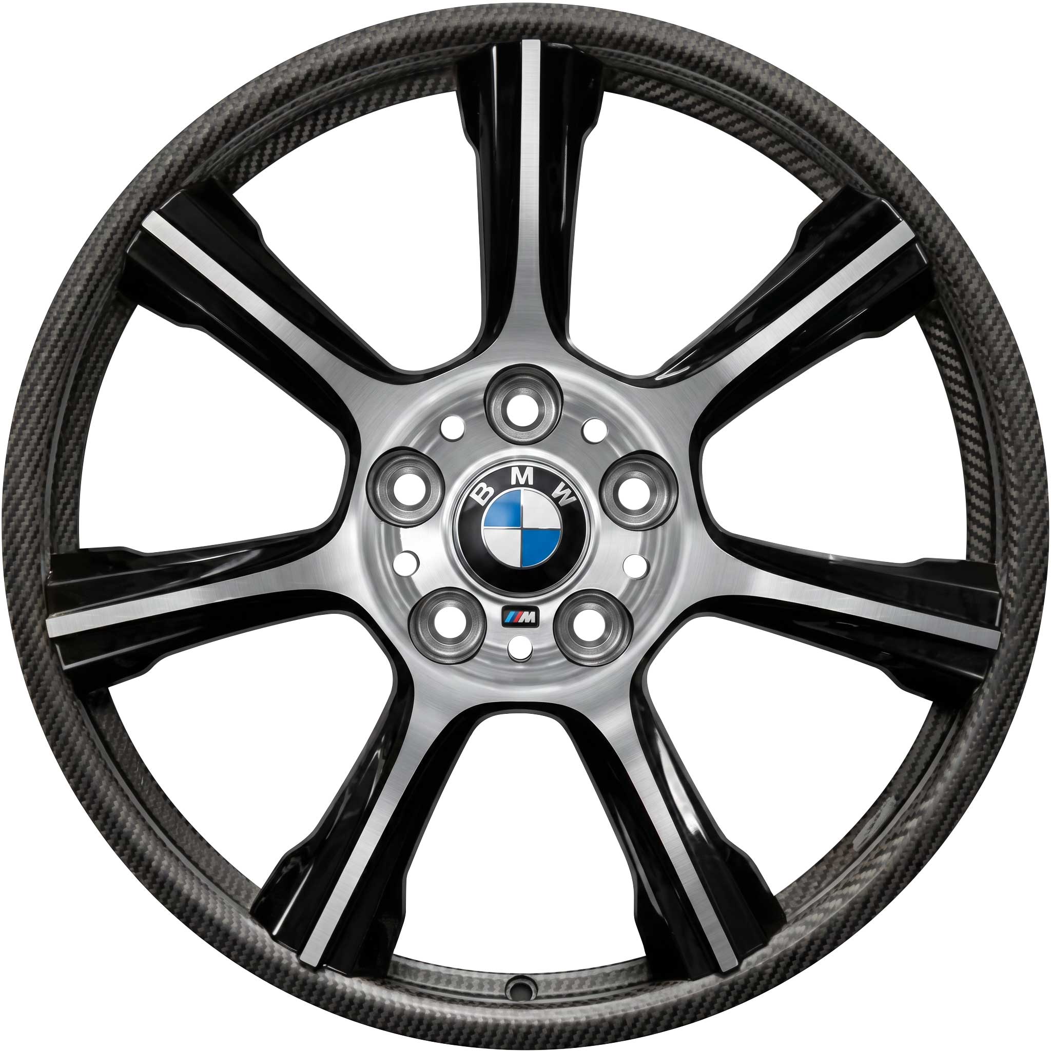 BMW 681M Carbon Fiber Silver Alloy Wheel Product Image #1