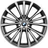 BMW 663 Ferric Grey with Bright Turned Wheel Img 1