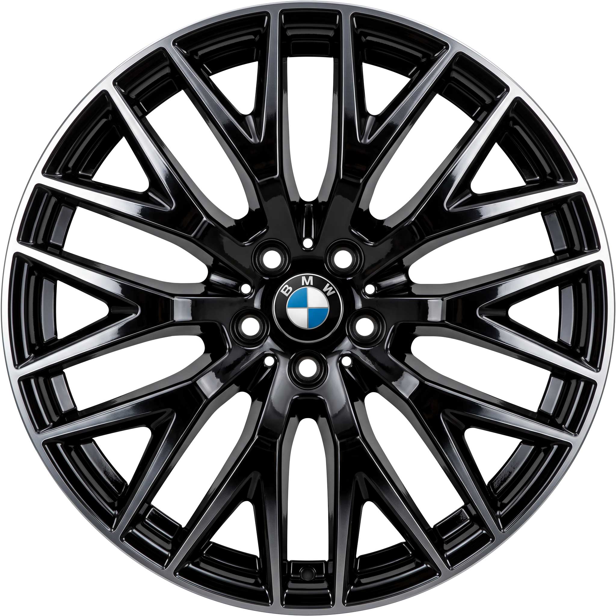BMW 636 Liquid Black Alloy Wheel Product Image #1