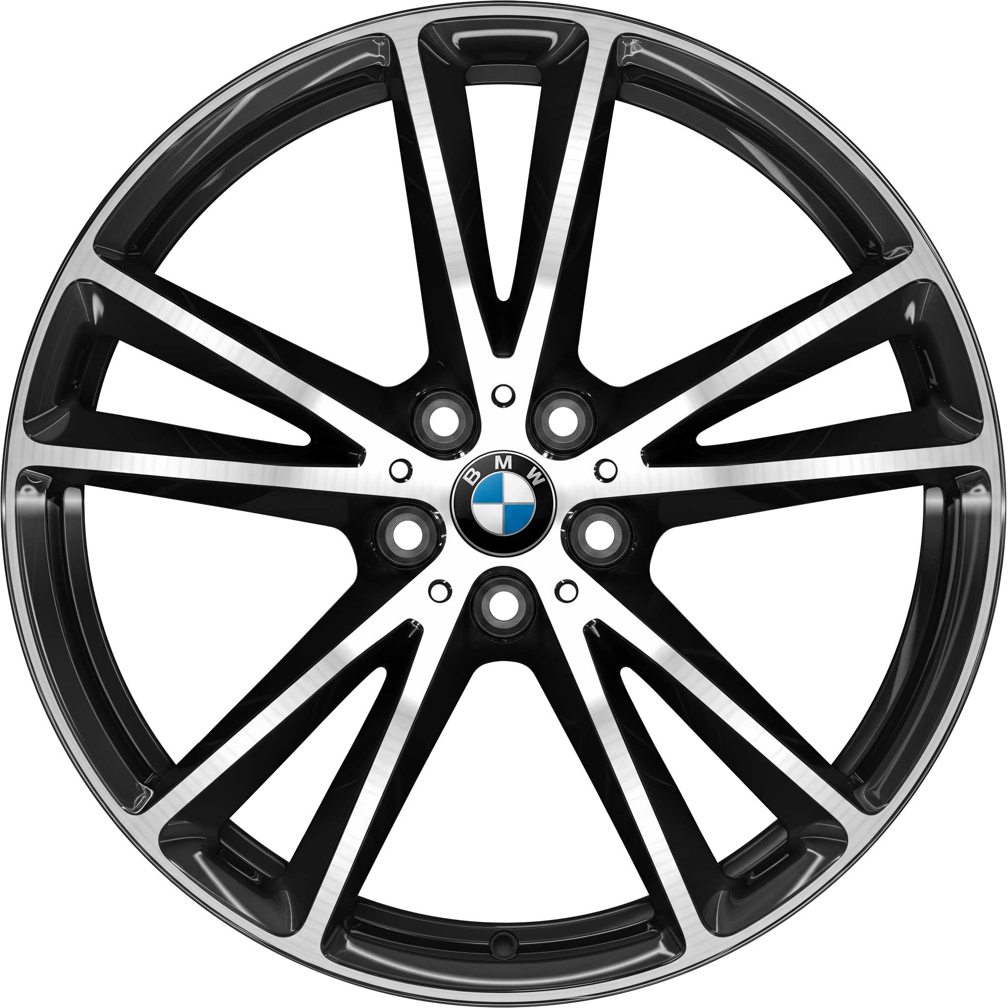 BMW 686 Black with Bright Turned Alloy Wheel Product Image #1