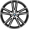 BMW 686 Black with Bright Turned Wheel Img 1