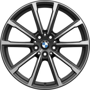 BMW 685 Orbit Grey with Bright Turned Alloy Wheel for BMW 6 Series G32 - Sizes 19in