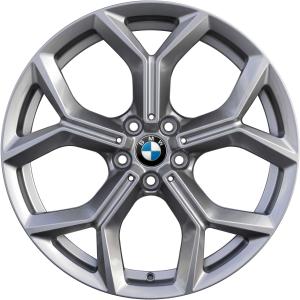 BMW 693 Ferric Grey with Bright Turned Alloy Wheel for BMW X4 G02 - Sizes 19in