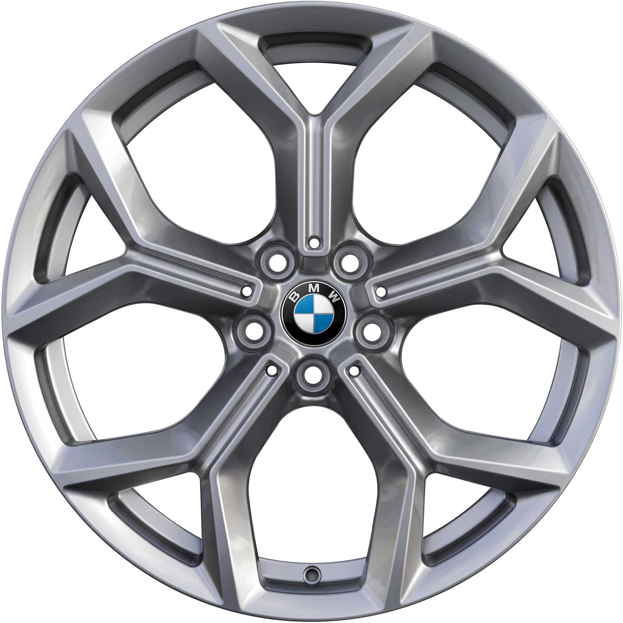 BMW 693 Ferric Grey with Bright Turned Alloy Wheel Product Image #1