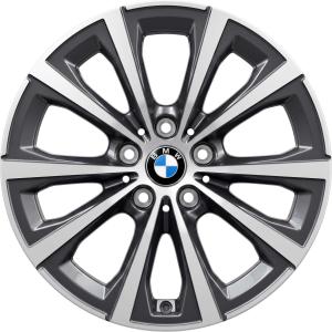 BMW 775 Orbit Grey with Bright Turned Alloy Wheel for BMW 4 Series G22 - Sizes 17in