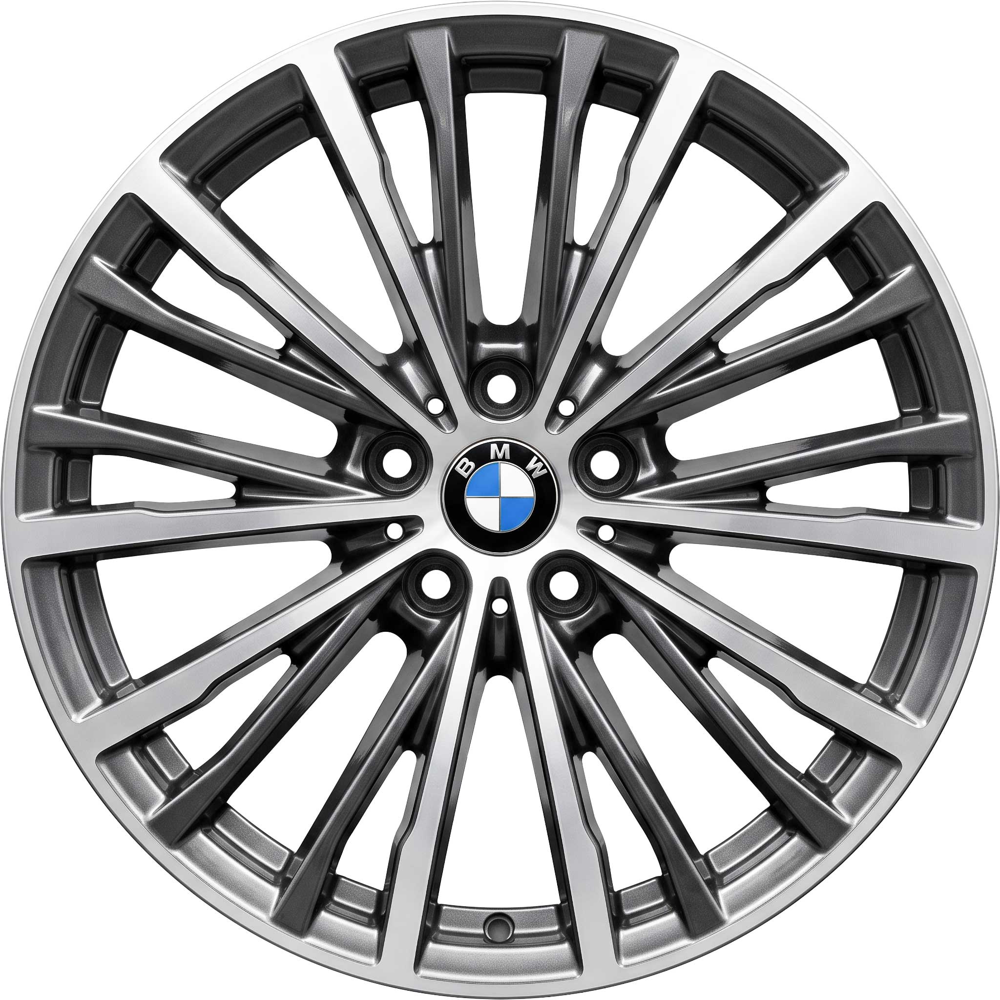 BMW 781 Ferric Grey with Bright Turned Alloy Wheel Product Image #1