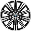 BMW 782 Jet Black with Bright Turned Wheel Img 1