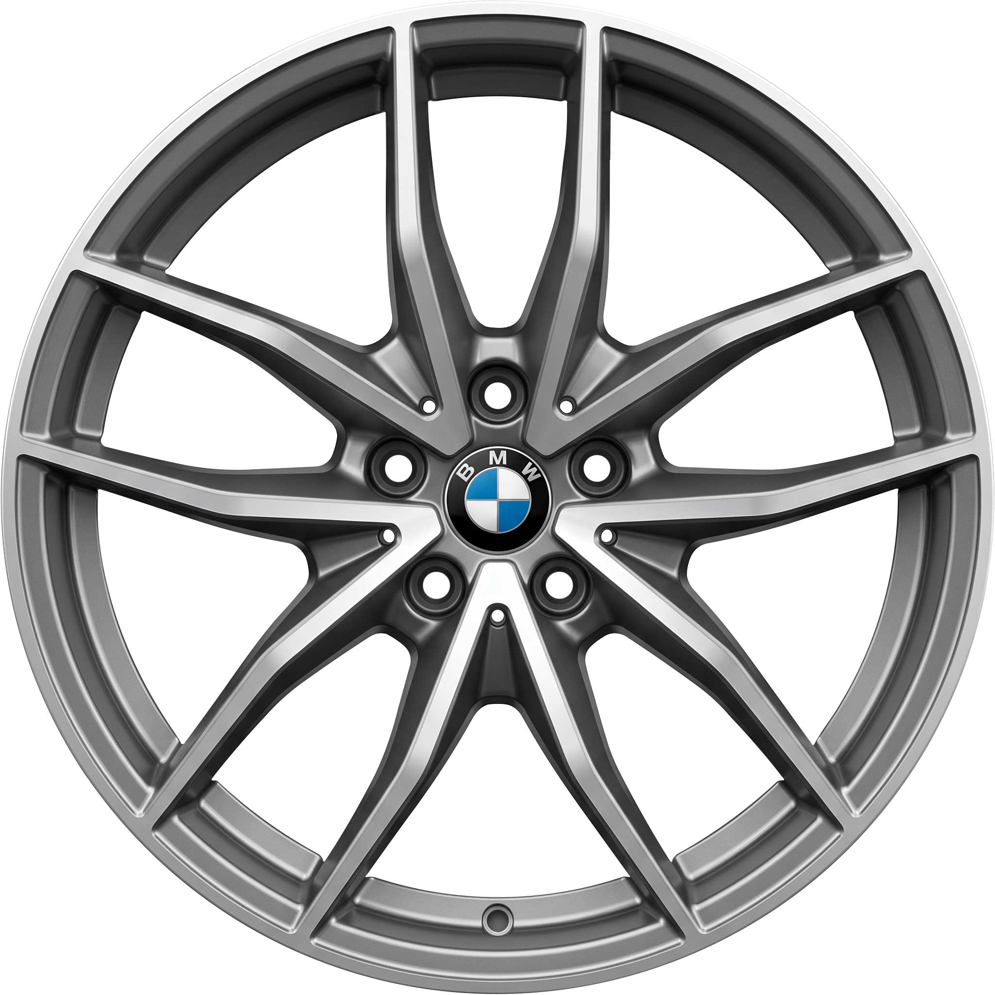 BMW 770 Orbit Grey with Bright Turned Alloy Wheel Product Image #1