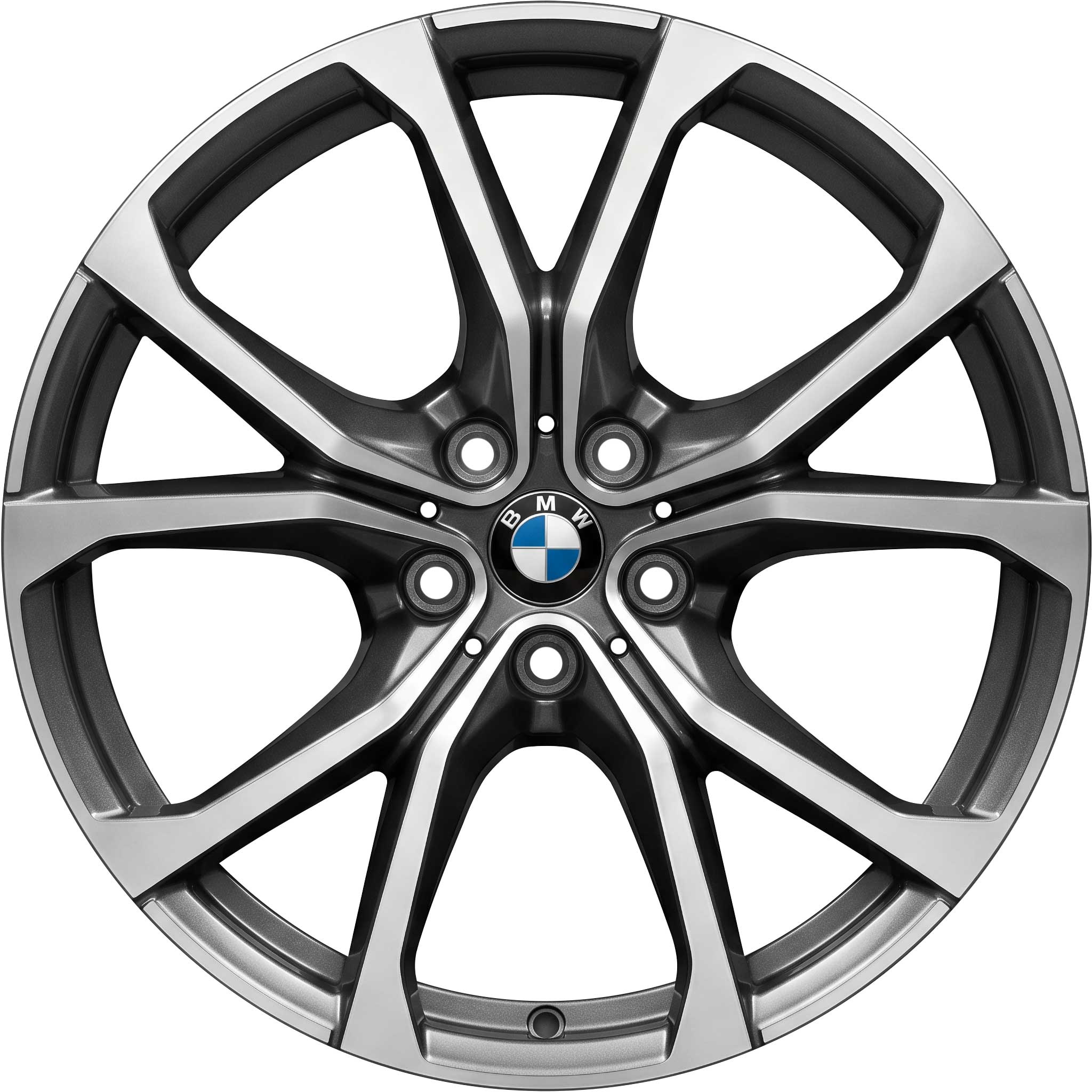 BMW 772 Ferric Grey with Bright Turned Alloy Wheel Product Image #1
