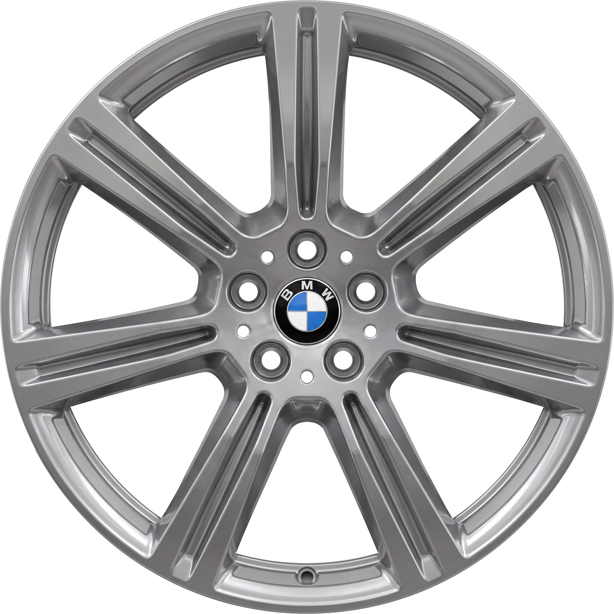 BMW 736 Ferric Grey Alloy Wheel Product Image #1