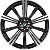 BMW 749M Jet Black with Bright Turned Wheel Img 1