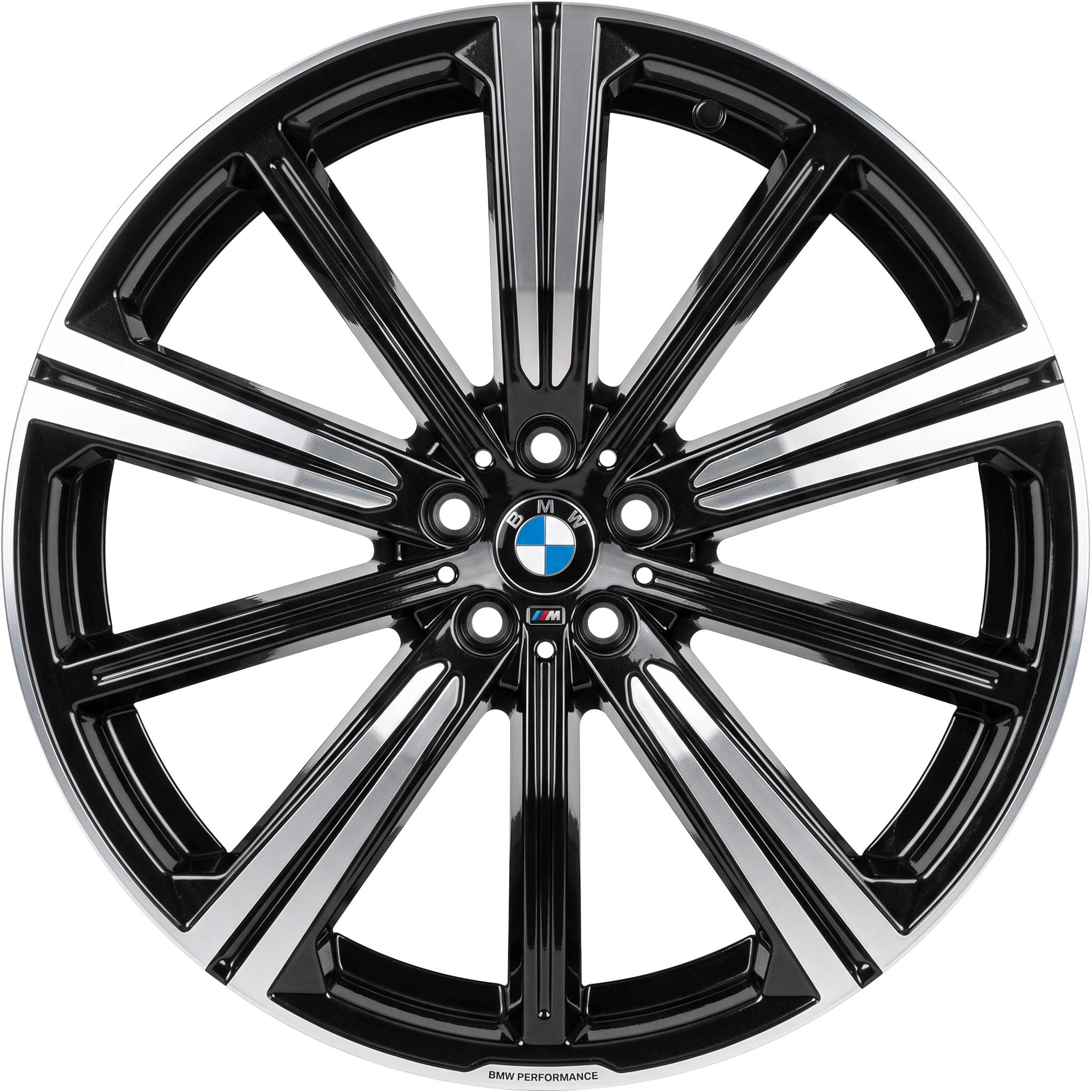 BMW 749M Jet Black with Bright Turned Alloy Wheel Product Image #1