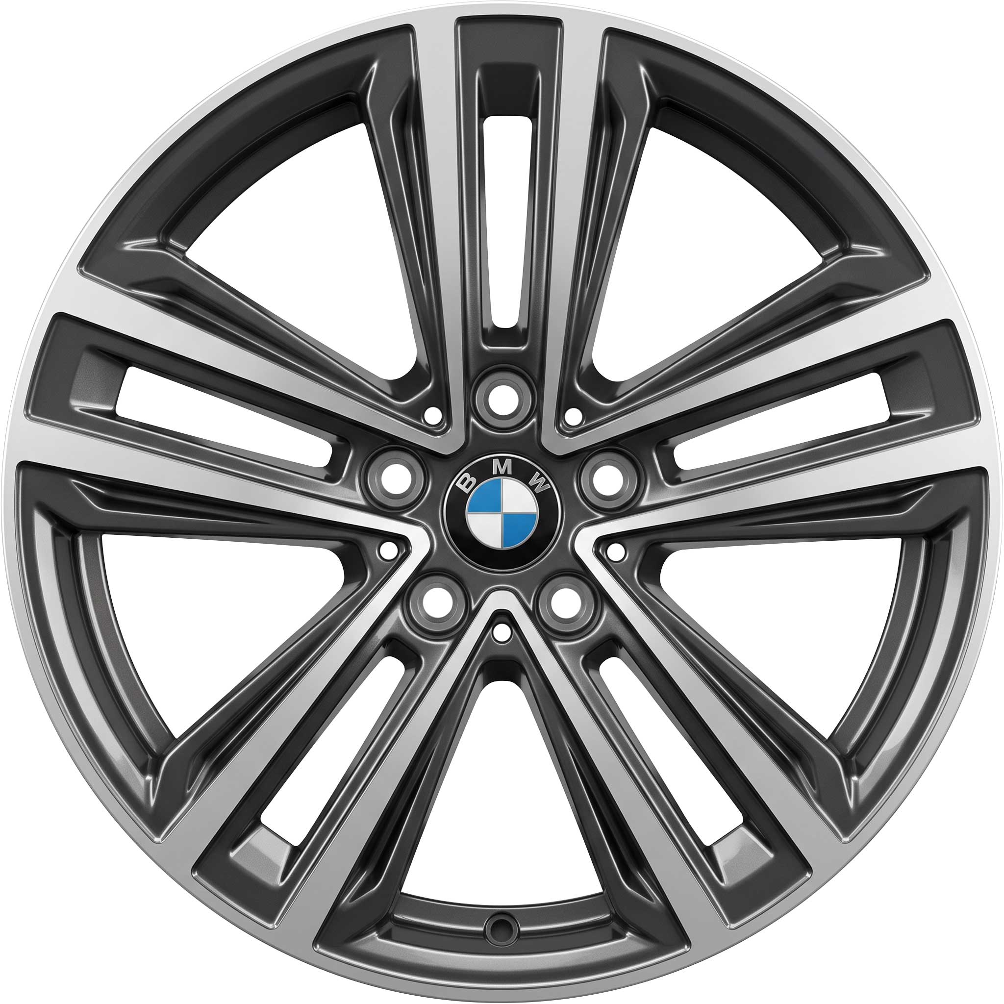 BMW 548 Orbit Grey with Bright Turned Alloy Wheel Product Image #1