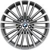 BMW 700 Ferric Grey with Bright Turned Wheel Img 1