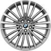 BMW 700 Ferric Grey with Bright Turned Wheel Img 1