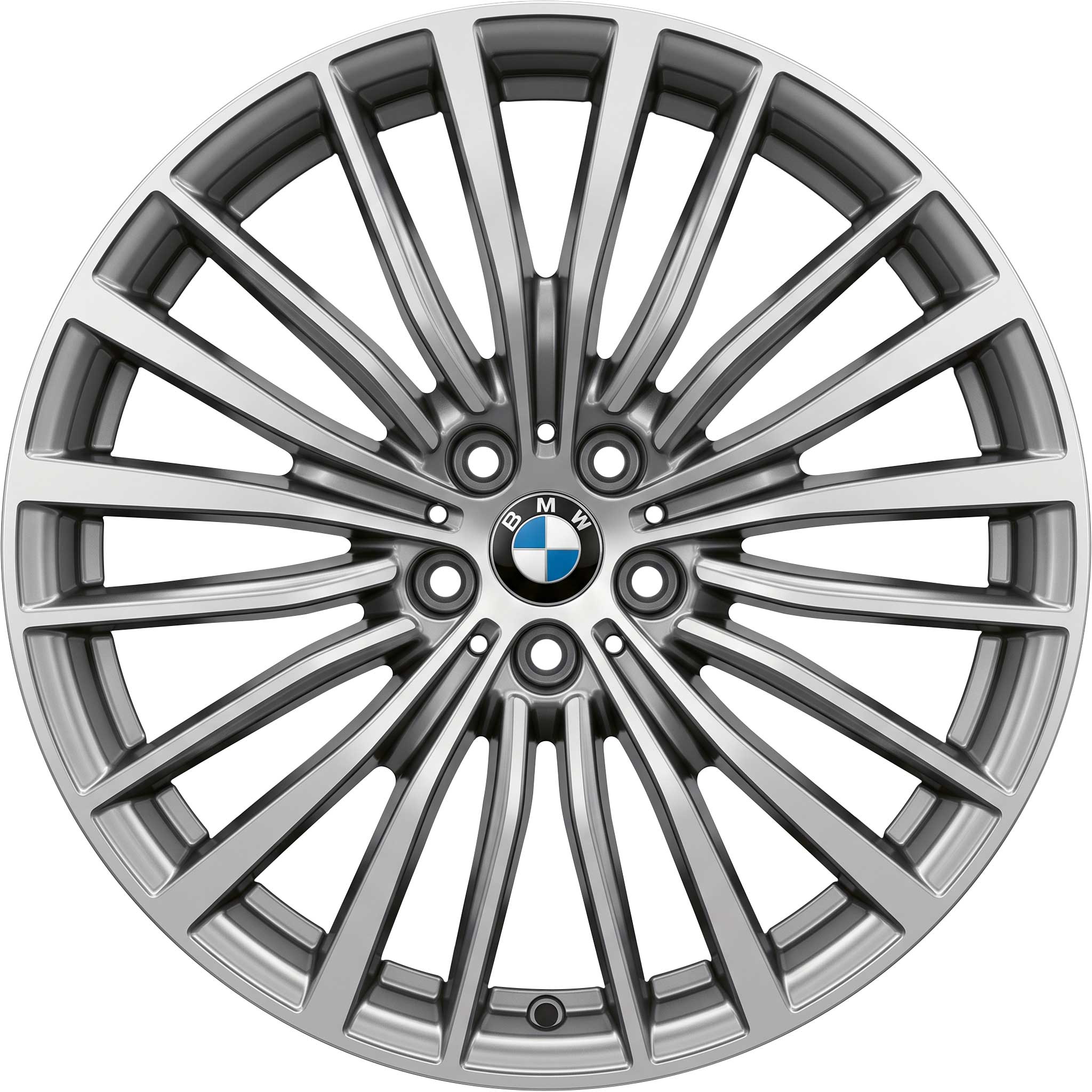 BMW 700 Ferric Grey with Bright Turned Alloy Wheel Product Image #1