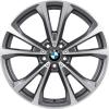 BMW 733 Orbit Grey with Bright Turned Wheel Img 1