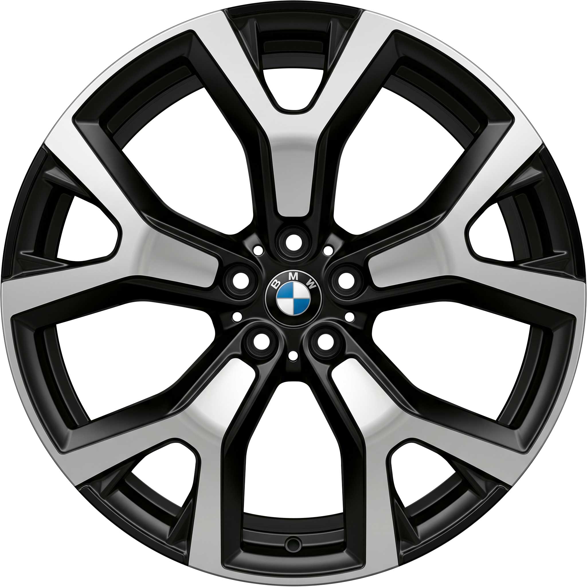 BMW 752 Black with Bright Turned Alloy Wheel Product Image #1