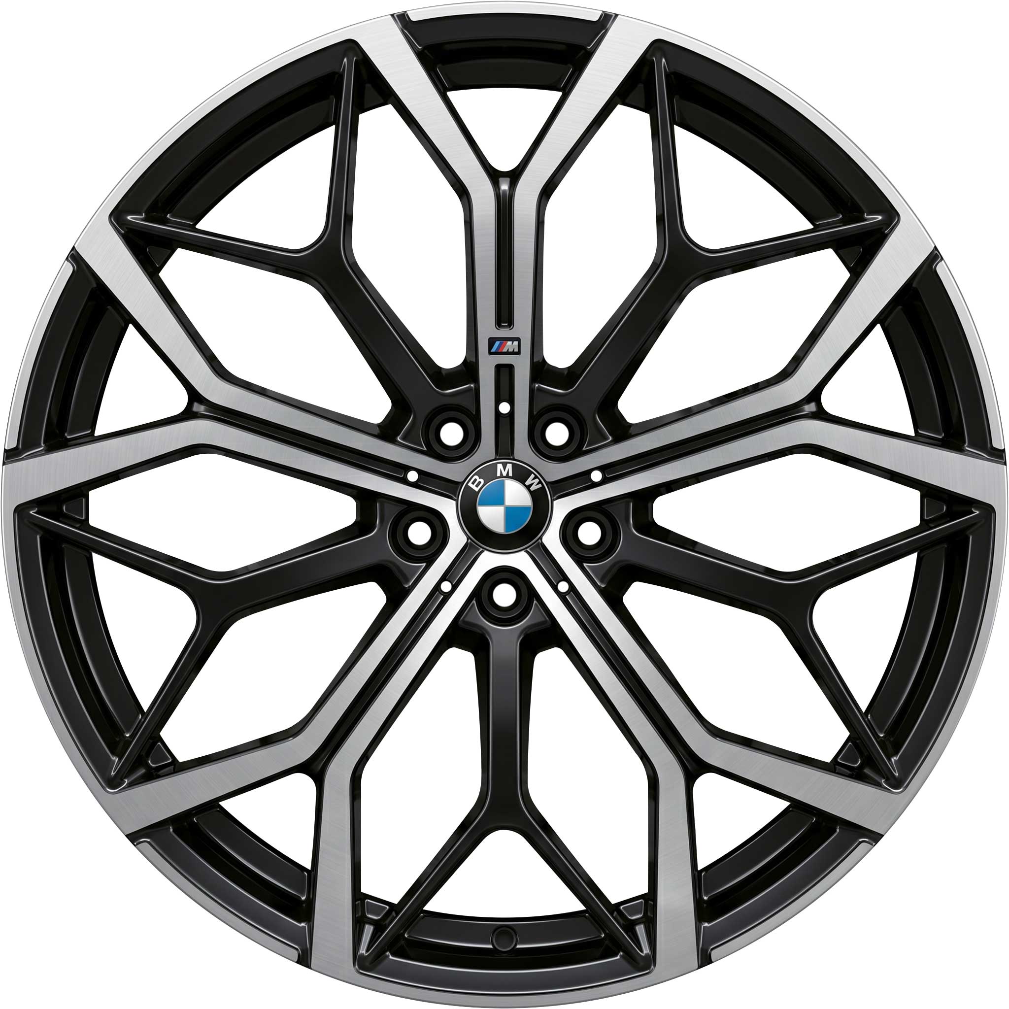 BMW 785M Jet Black Matt with Bright Turned Alloy Wheel Product Image #1