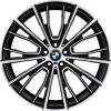 BMW 732M Black with Bright Turned Wheel Img 1