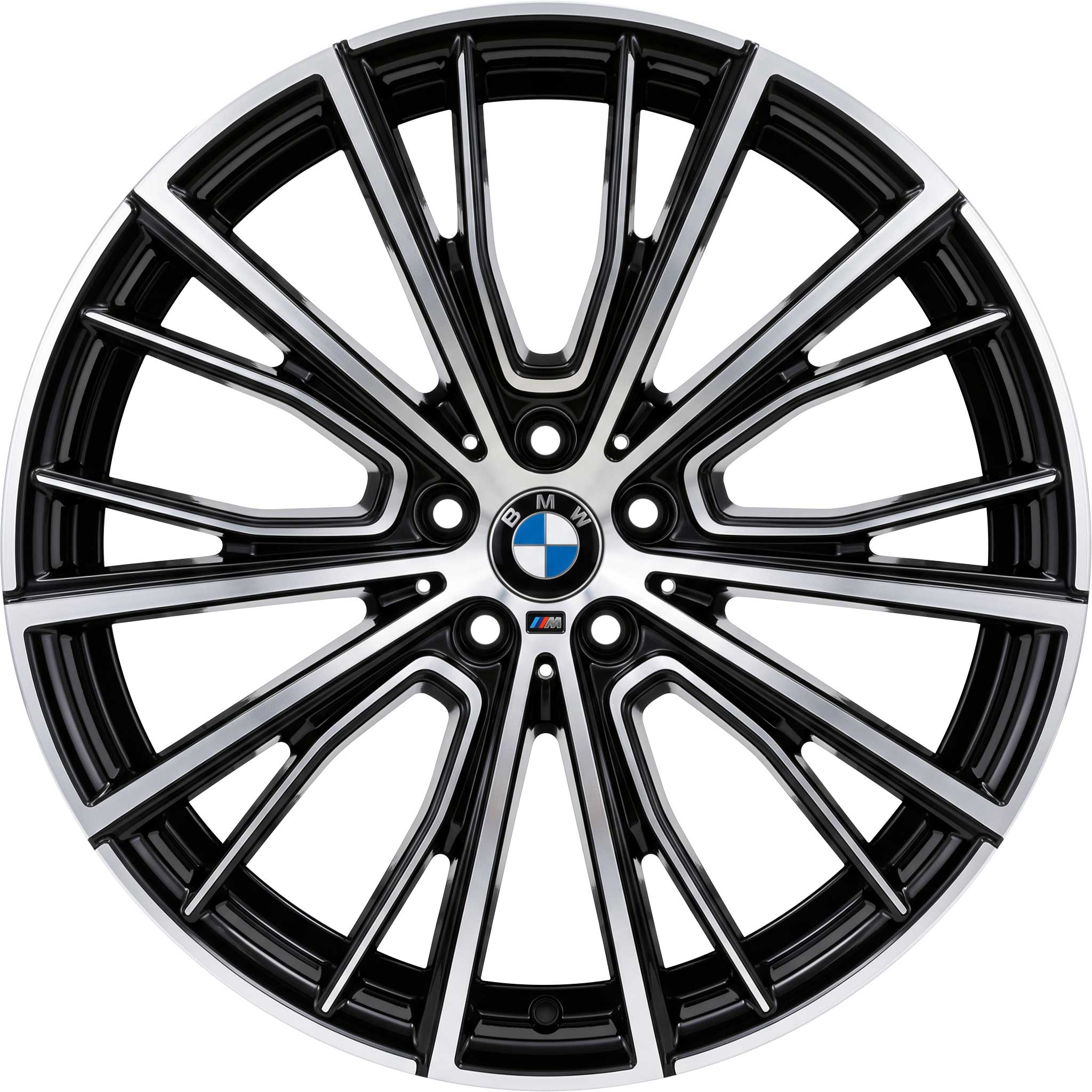 BMW 732M Black with Bright Turned Alloy Wheel Product Image #1