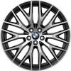 BMW 636 Jet Black with Bright Turned Wheel Img 1
