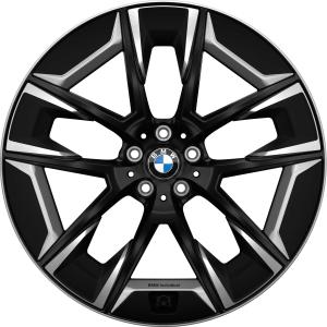 BMW 1001I Jet Black with Bright Turned Alloy Wheel for BMW 5 Series G30 - Sizes 20in