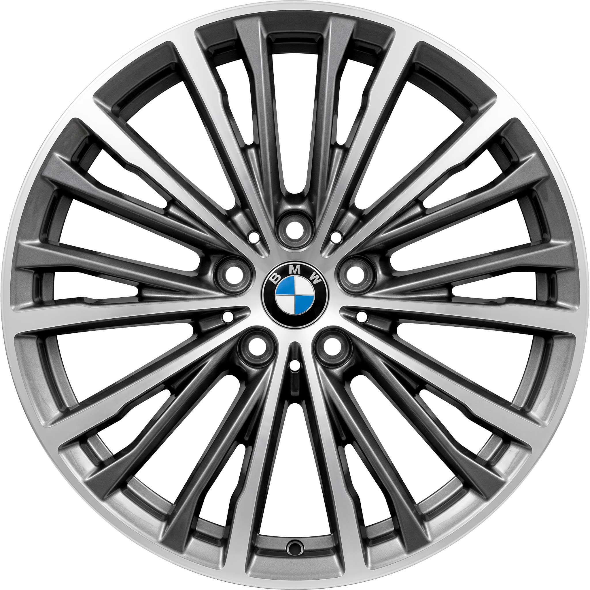 BMW 781 Ferric Grey with Bright Turned Alloy Wheel Product Image #1