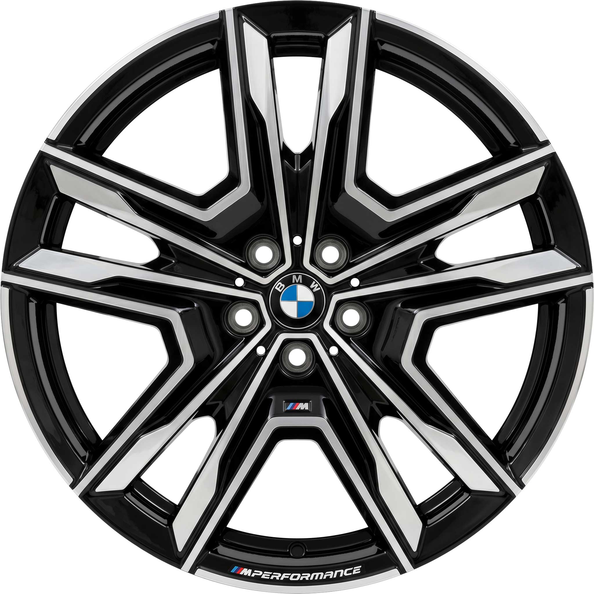 BMW 877M Black II Solid with Bright Turned Alloy Wheel Product Image #1