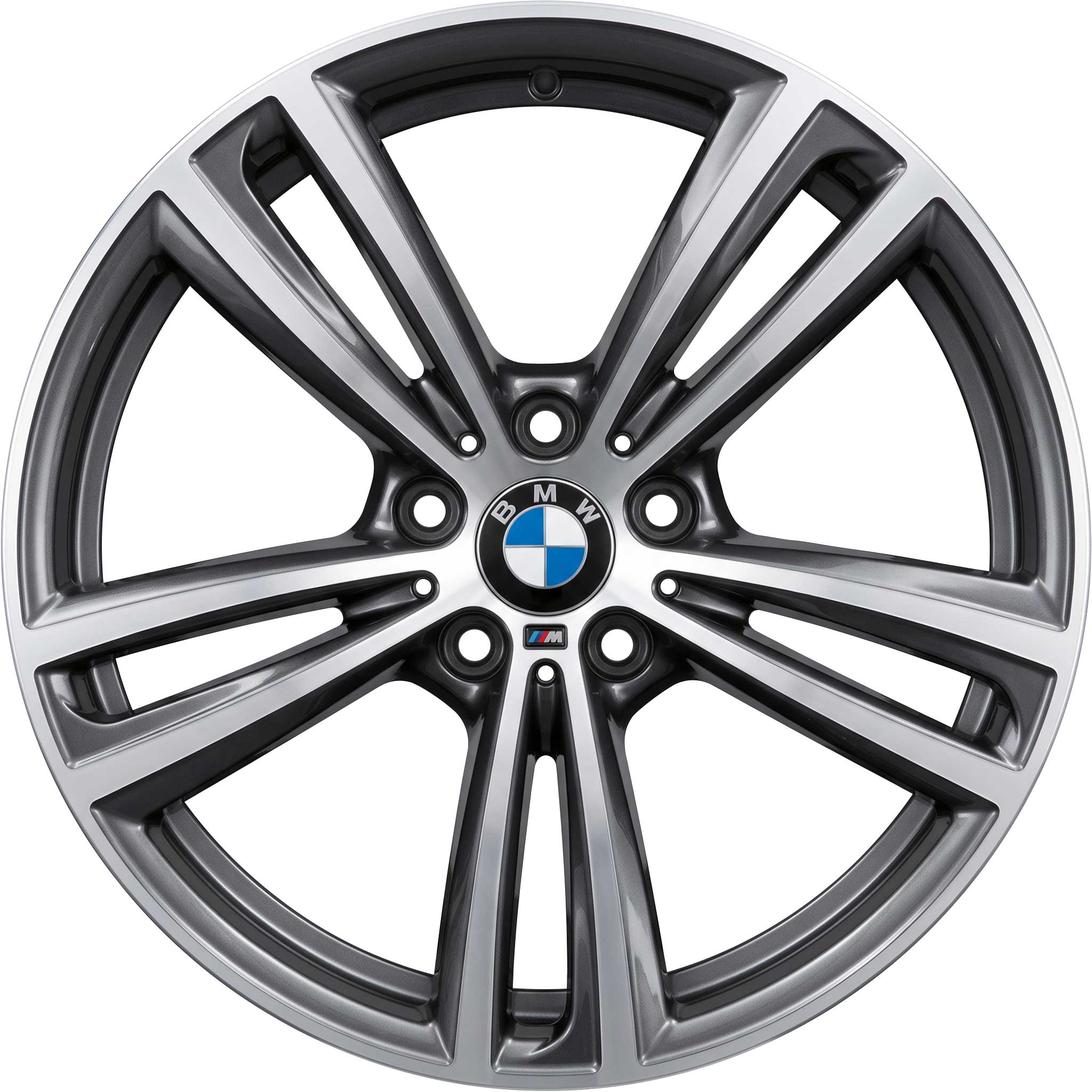 BMW 442M Ferric Grey with Bright Turned Alloy Wheel Product Image #1
