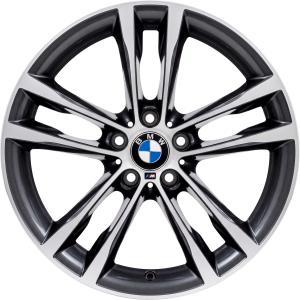 BMW 598M Orbit Grey with Bright Turned Alloy Wheel for BMW 3 Series F34 - Sizes 19in