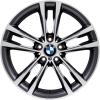 BMW 598M Orbit Grey with Bright Turned Wheel Img 1