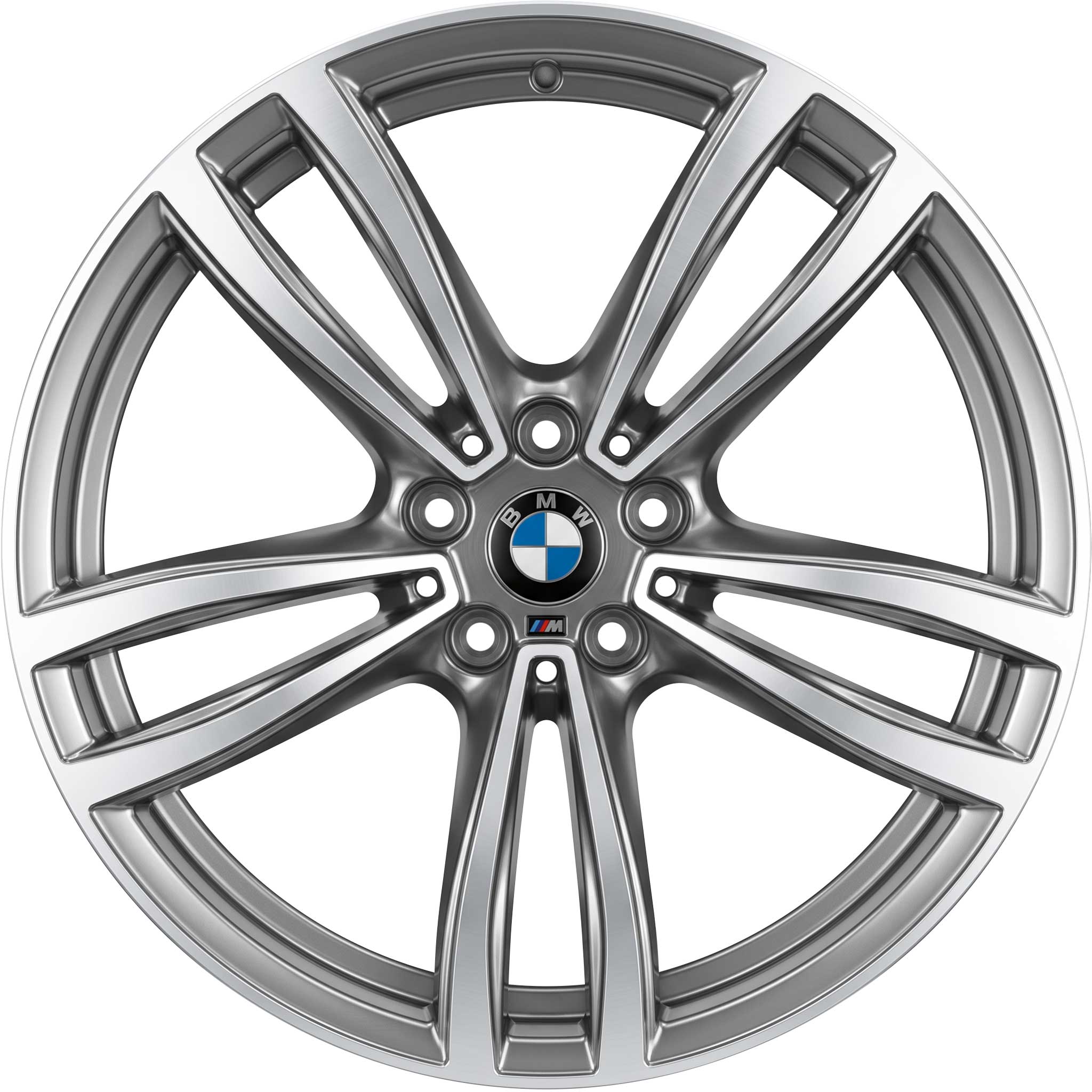 BMW 647M Ferric Grey with Bright Turned Alloy Wheel Product Image #1