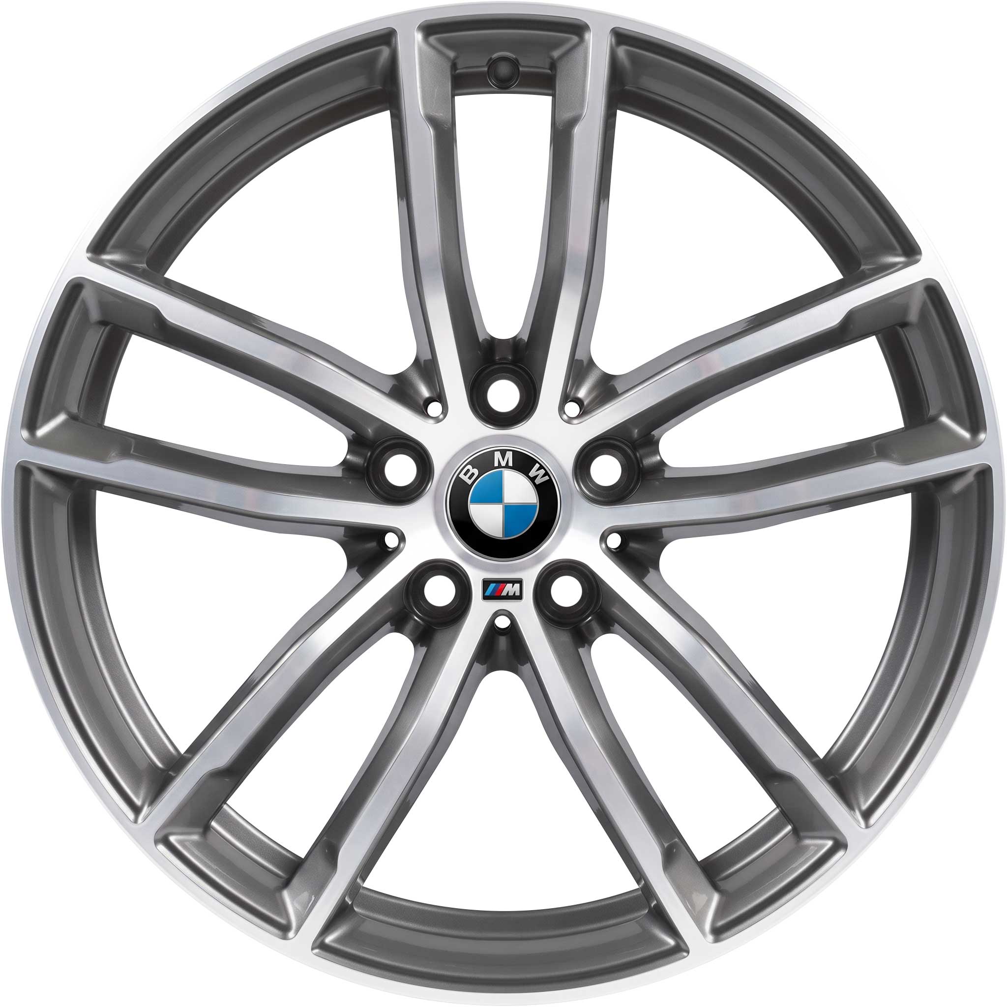 BMW 662M Ferric Grey with Bright Turned Alloy Wheel Product Image #1